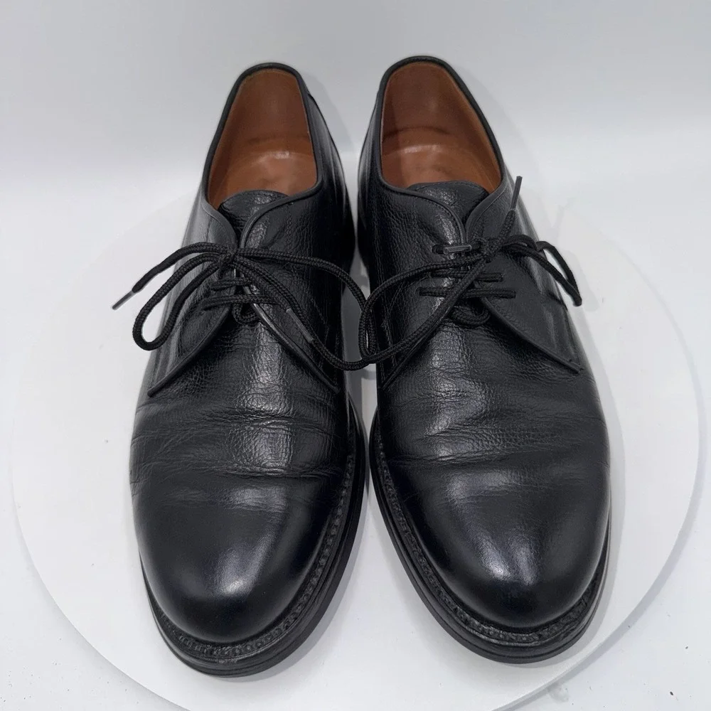 To Boot New York Adam Derrick Made In Italy Black Derby Dress Shoes Mens Sz 7.5
